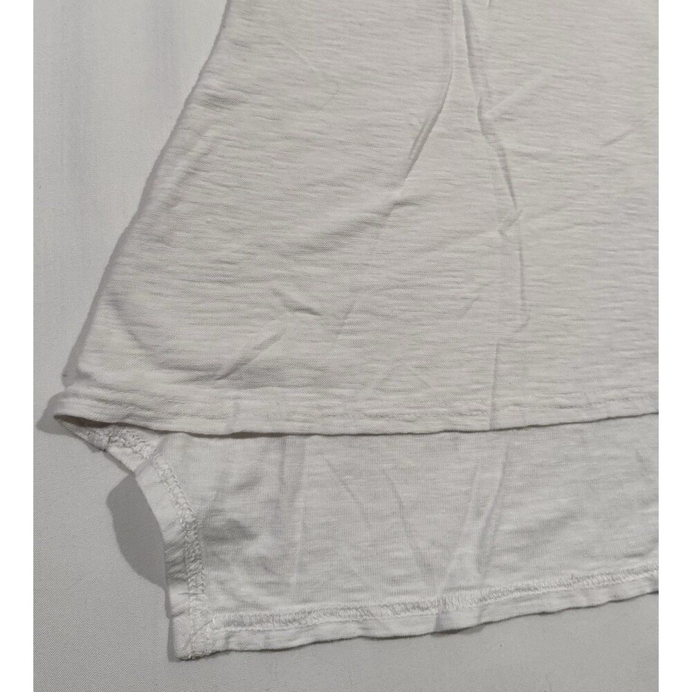Vintage Y2K Cut Loose White Ivory Tunic Shirt S Flowy Boho Old Money Hippie 90s - Picture 4 of 10